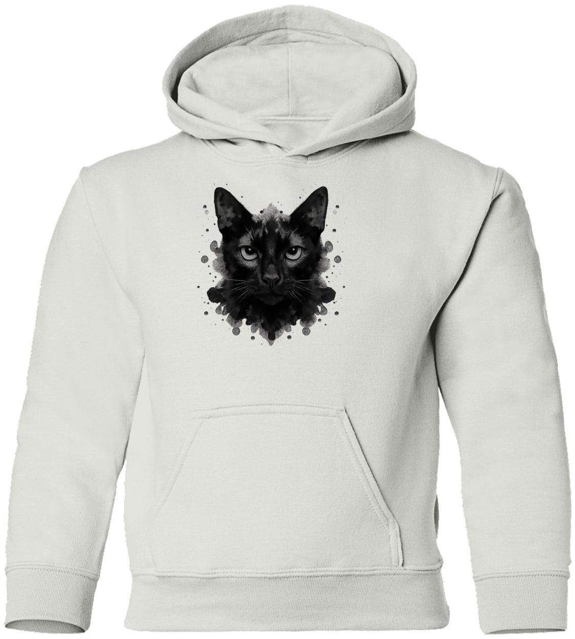 G185B Gildan Youth Pullover Hoodie - White