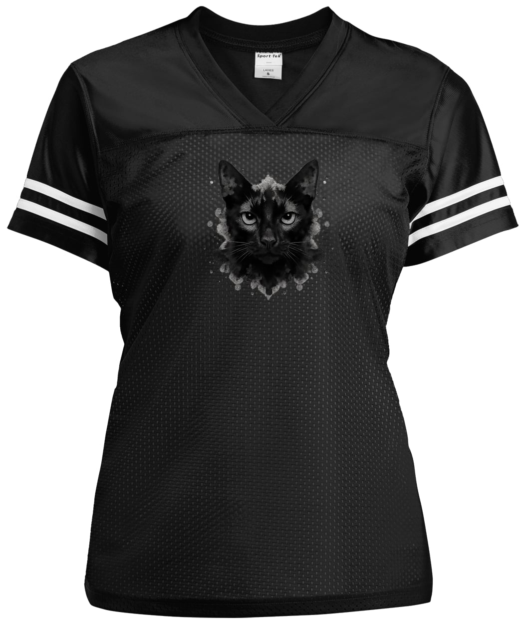 LST307 Sport-Tek Ladies' Replica Jersey - Black/White