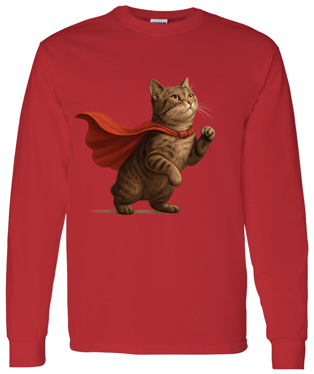 G540 LS T-Shirt 5.3 oz. - Red