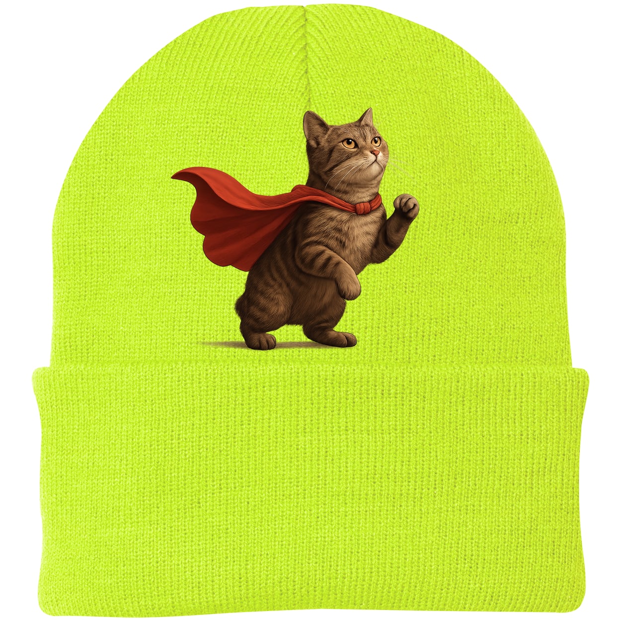 CP90 Port & Company Knit Beanie - Neon Yellow