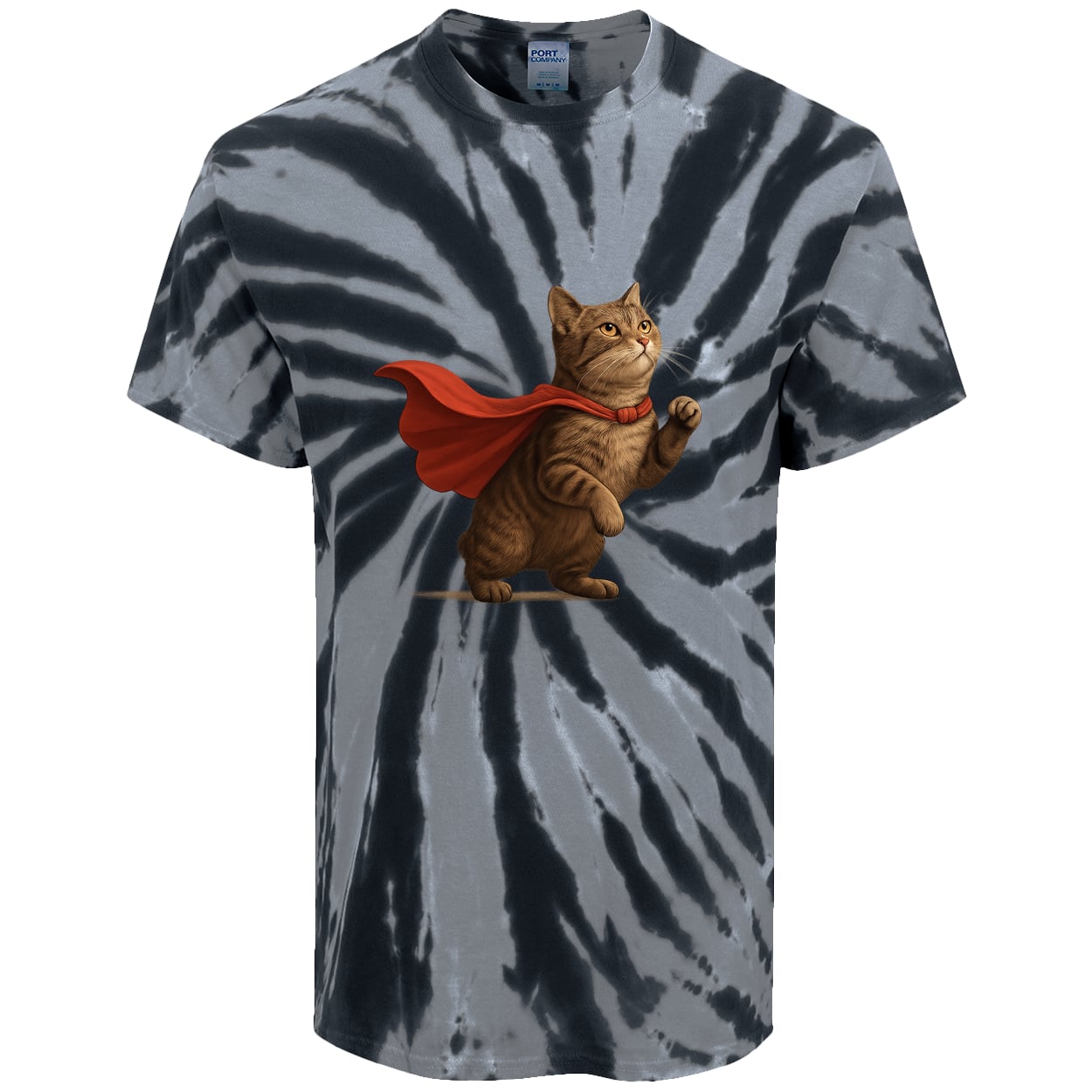 PC147 Port & Company Tie-Dye Tee - Black