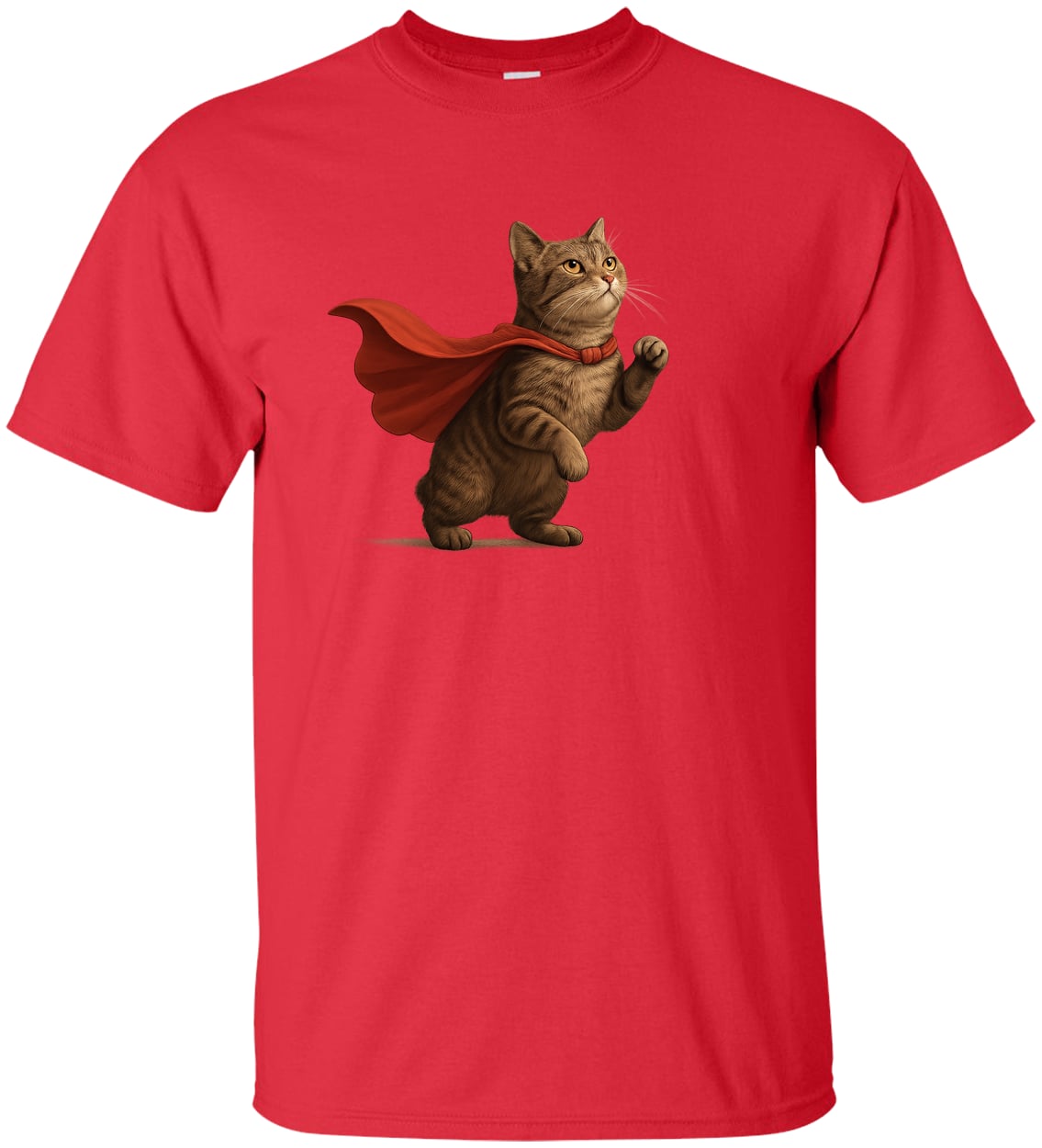 G200T Gildan Mens Tall Ultra Cotton Tee - Red