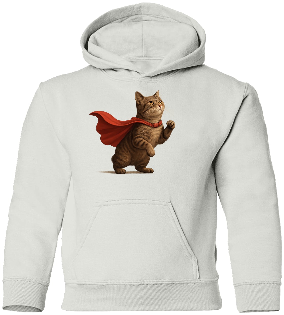 G185B Gildan Youth Pullover Hoodie - White