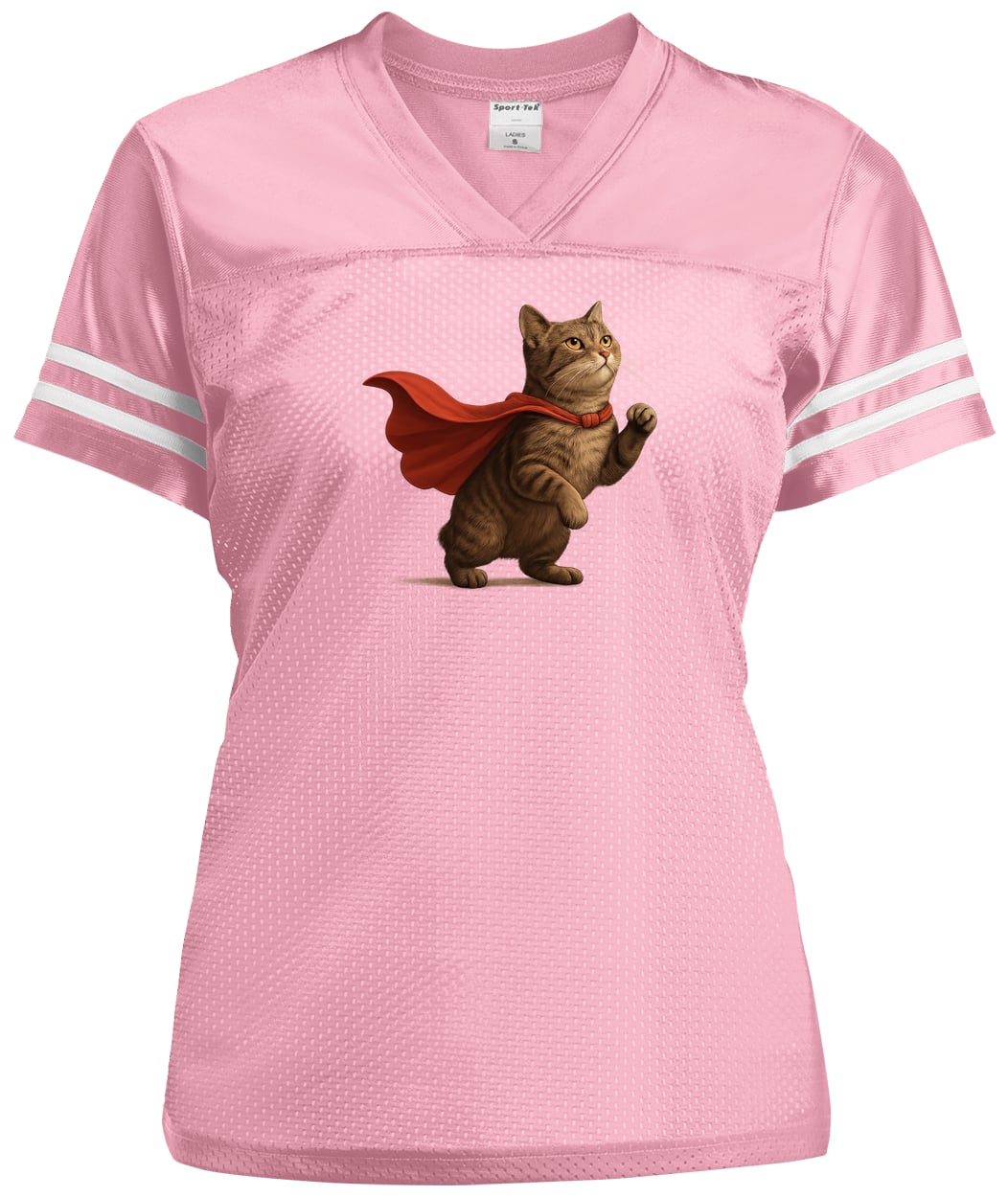 LST307 Sport-Tek Ladies' Replica Jersey - Light Pink/White