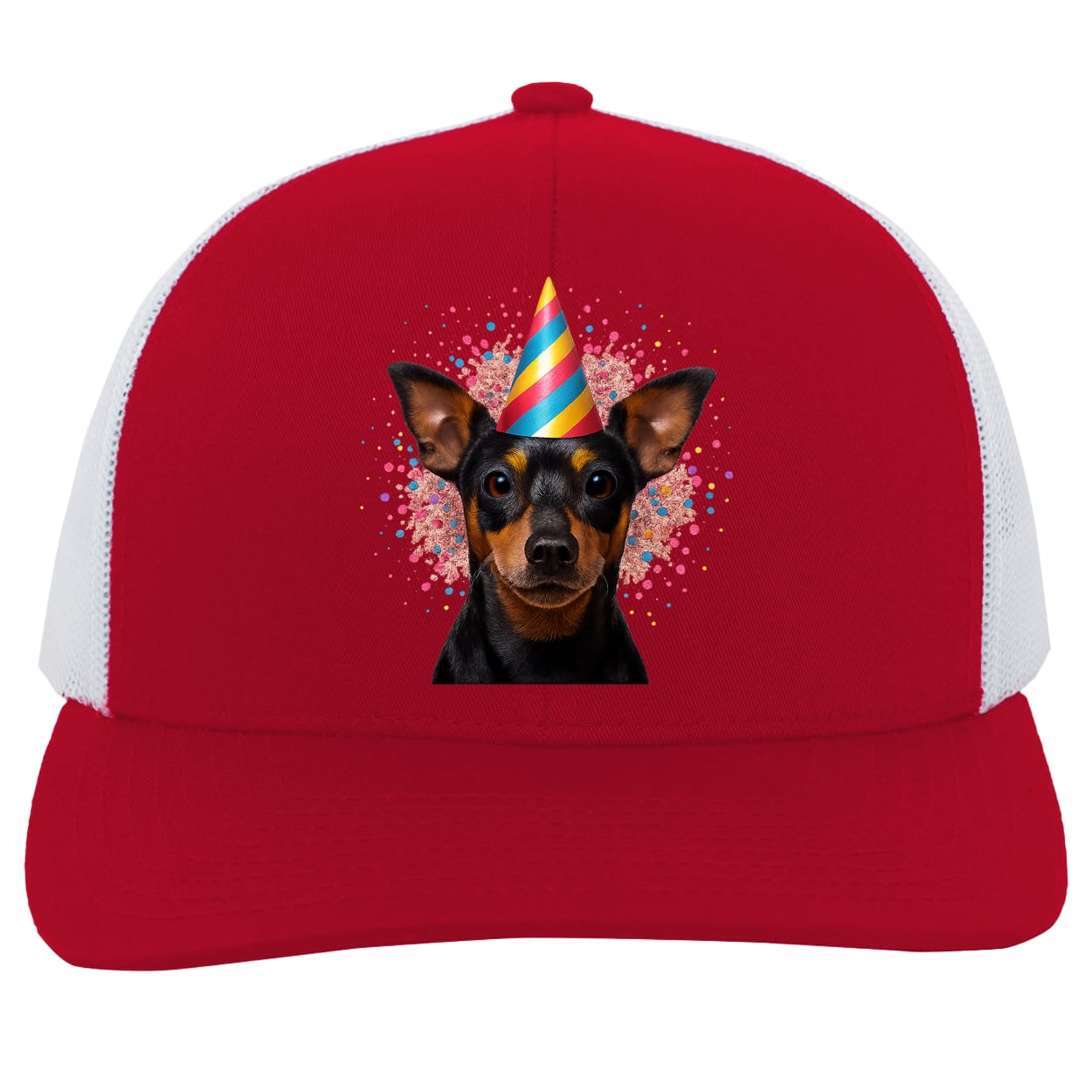 104C Trucker Snap Back - Red/White