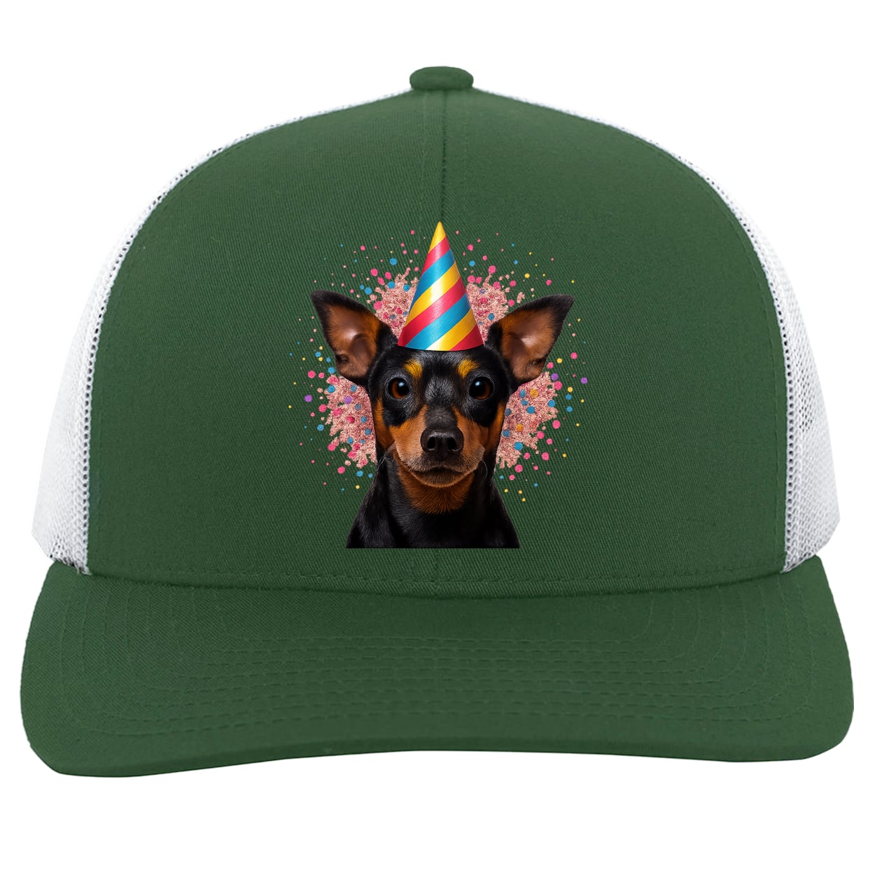 104C Trucker Snap Back - Dark Green/White
