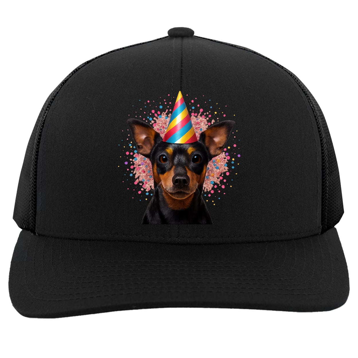 104C Trucker Snap Back - Black