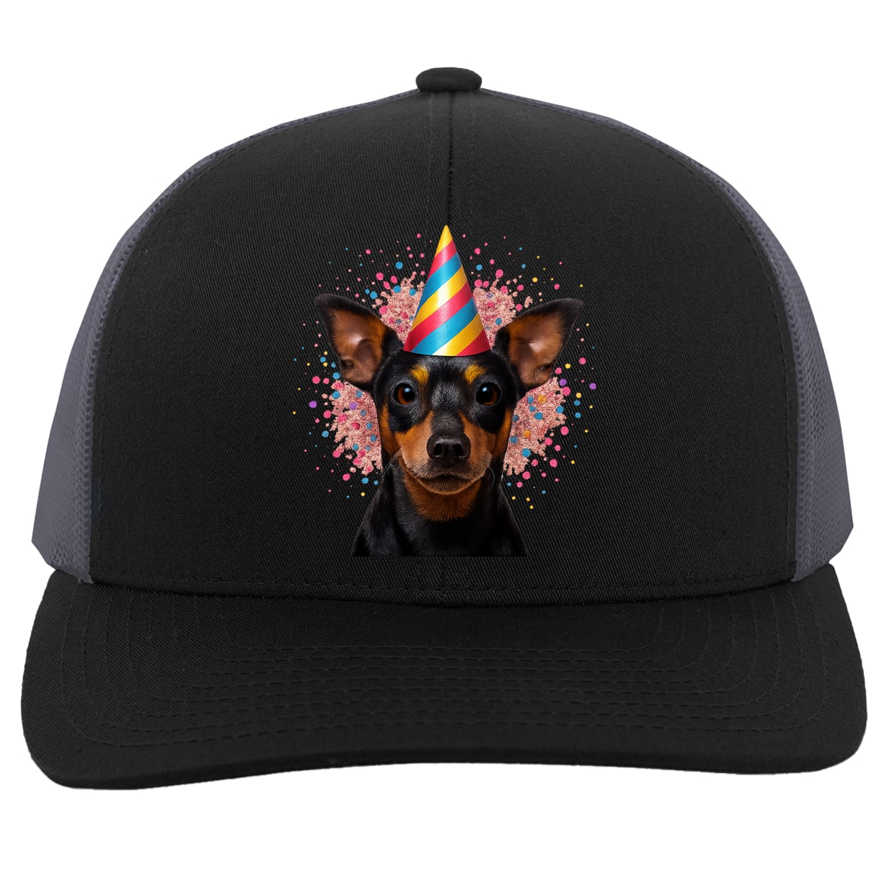 104C Trucker Snap Back - Black/Graphite
