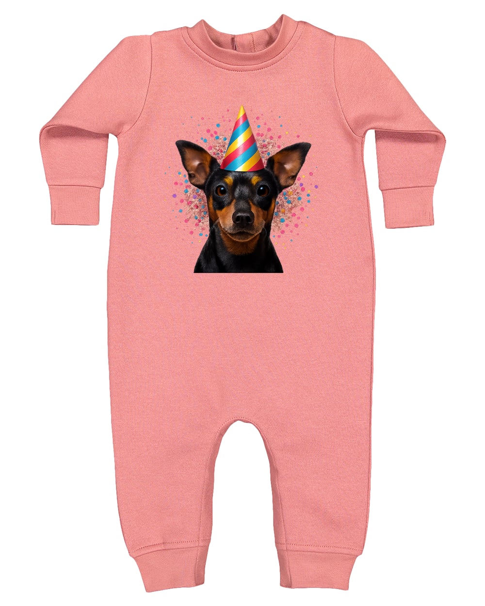 4447 Rabbit Skins Infant Fleece One-Piece Bodysuit - Mauvelous