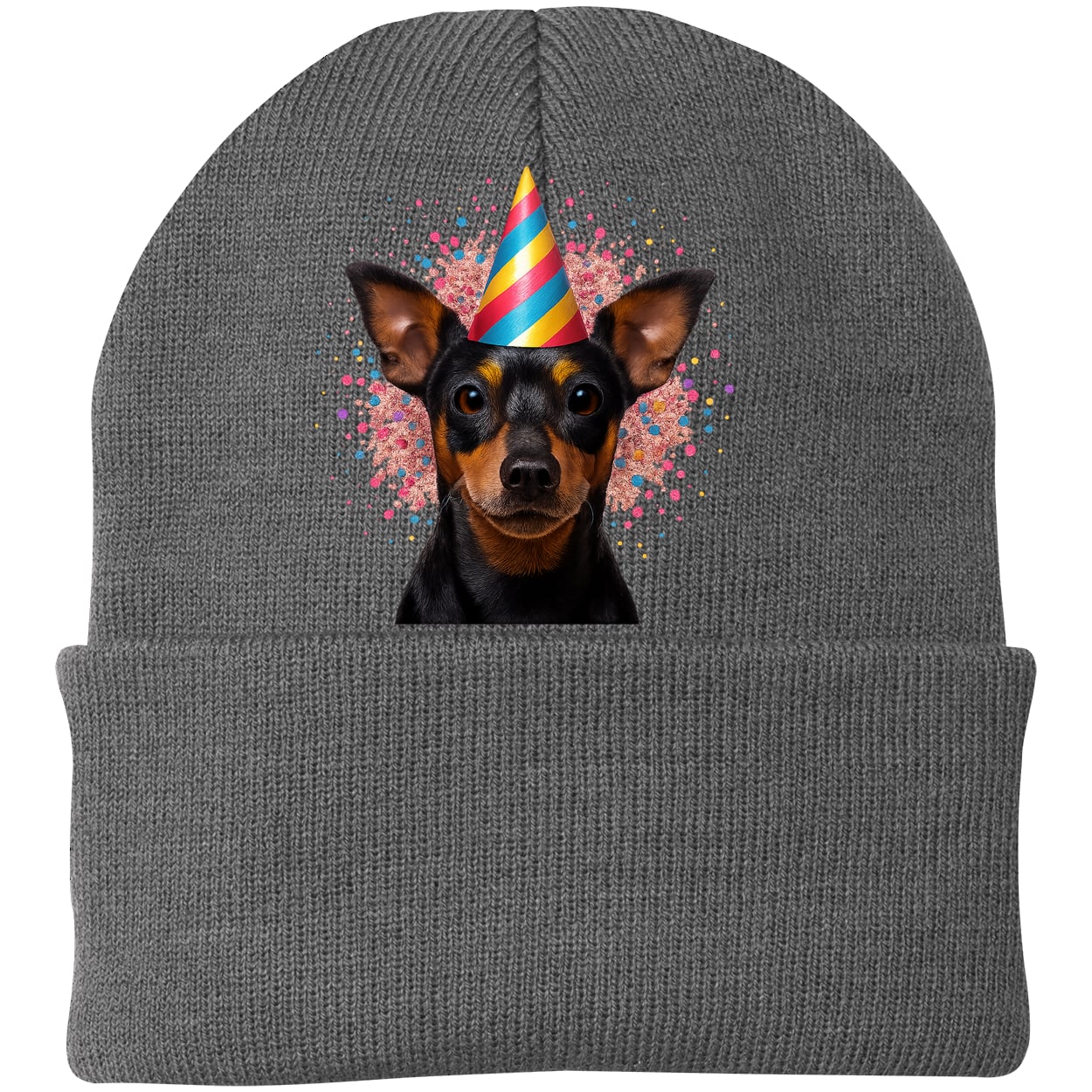 CP90 Port & Company Knit Beanie - Athletic Oxford