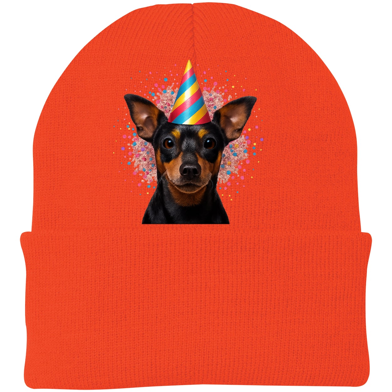 CP90 Port & Company Knit Beanie - Athletic Orange