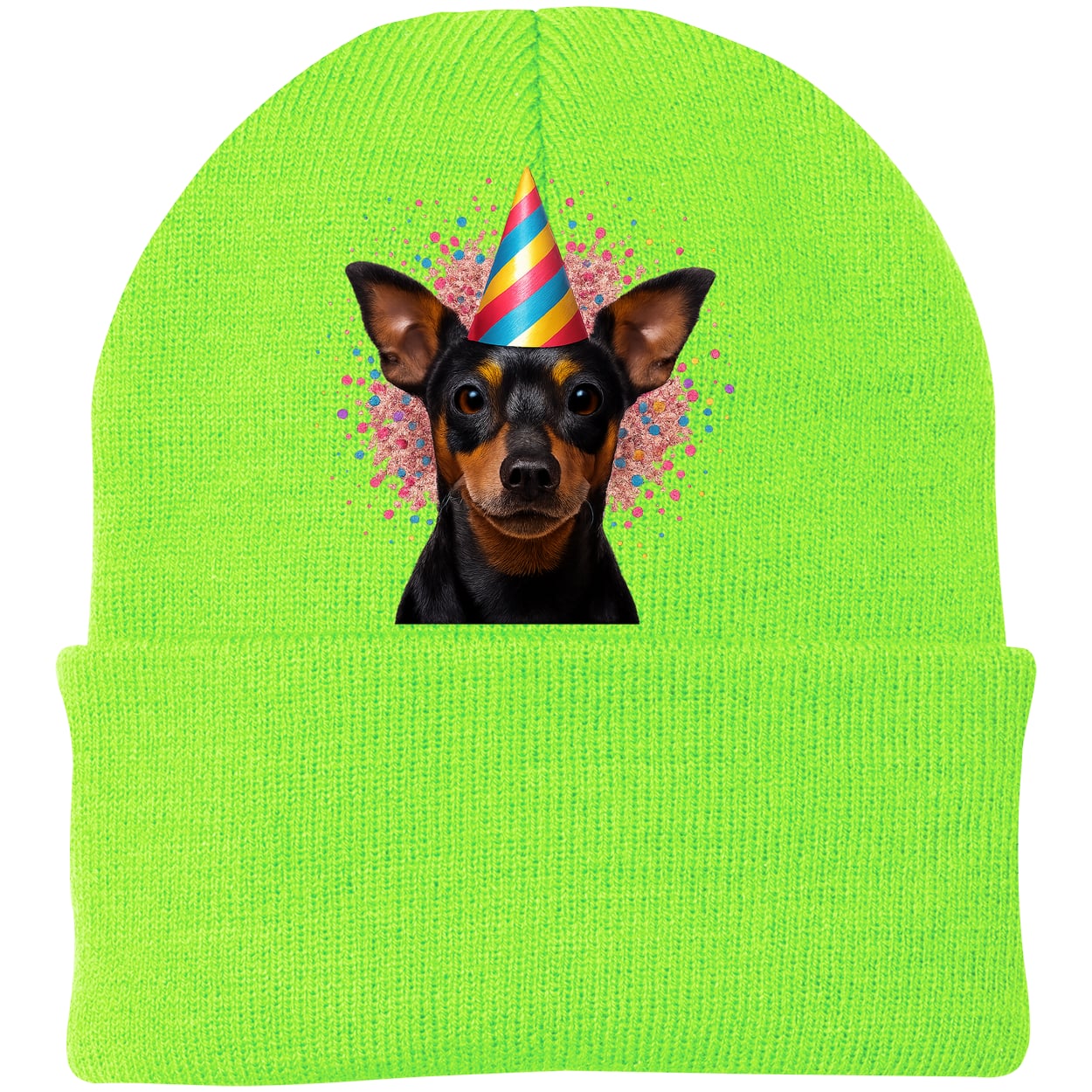 CP90 Port & Company Knit Beanie - Neon Green