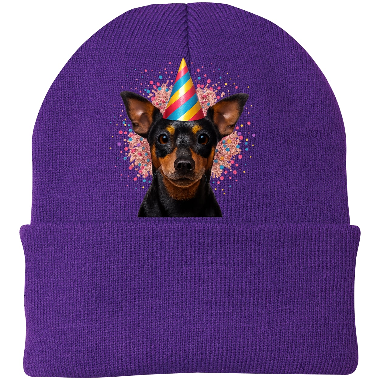 CP90 Port & Company Knit Beanie - Athletic Purple