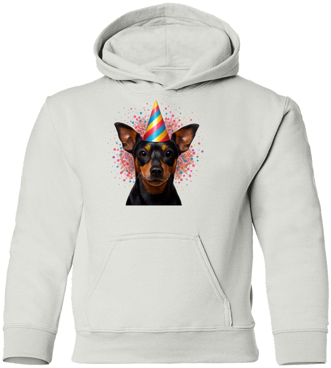G185B Gildan Youth Pullover Hoodie - White