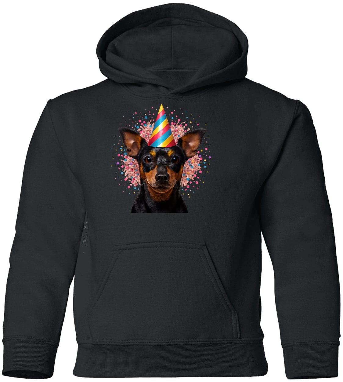 G185B Gildan Youth Pullover Hoodie - Black