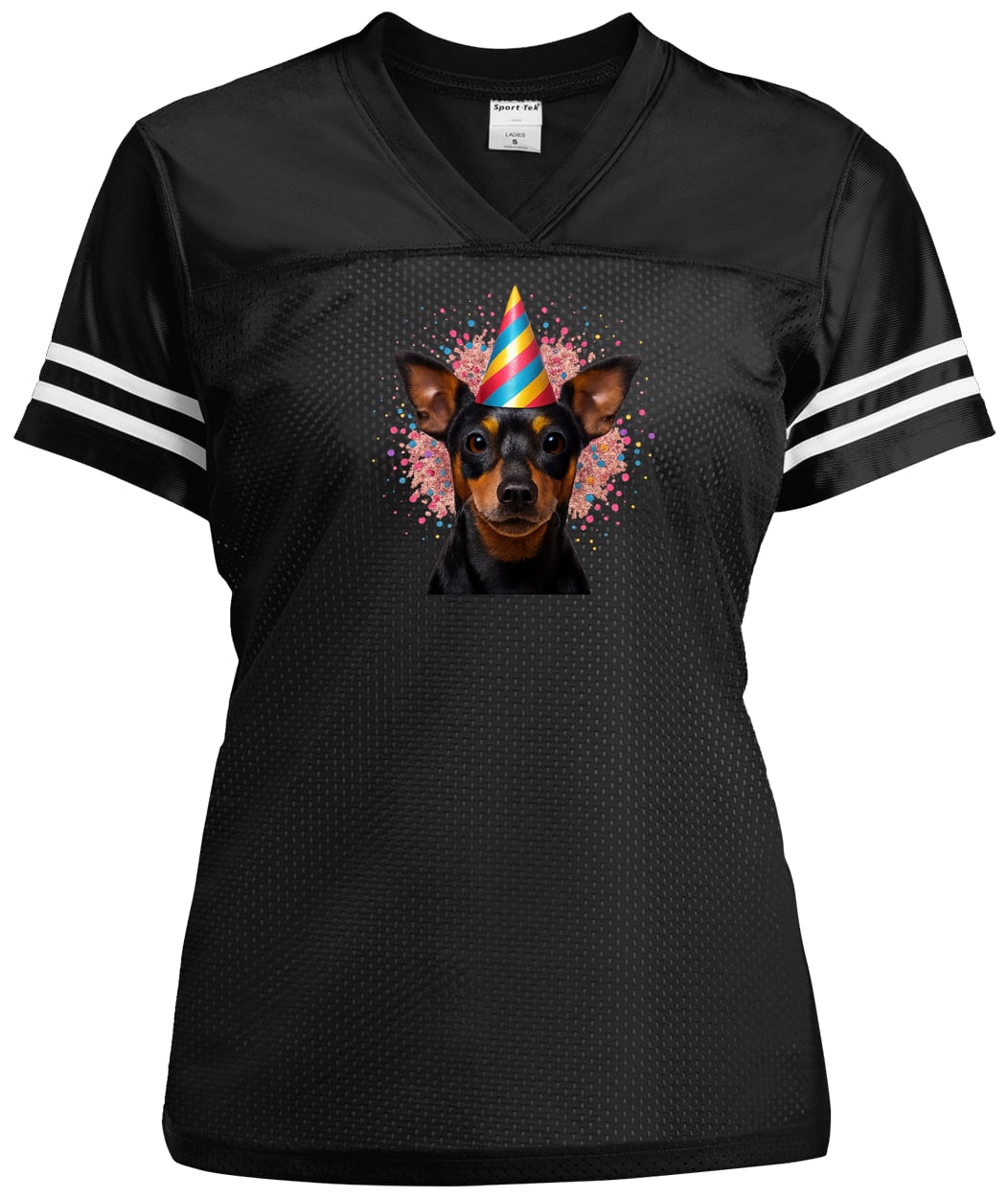 LST307 Sport-Tek Ladies' Replica Jersey - Black/White