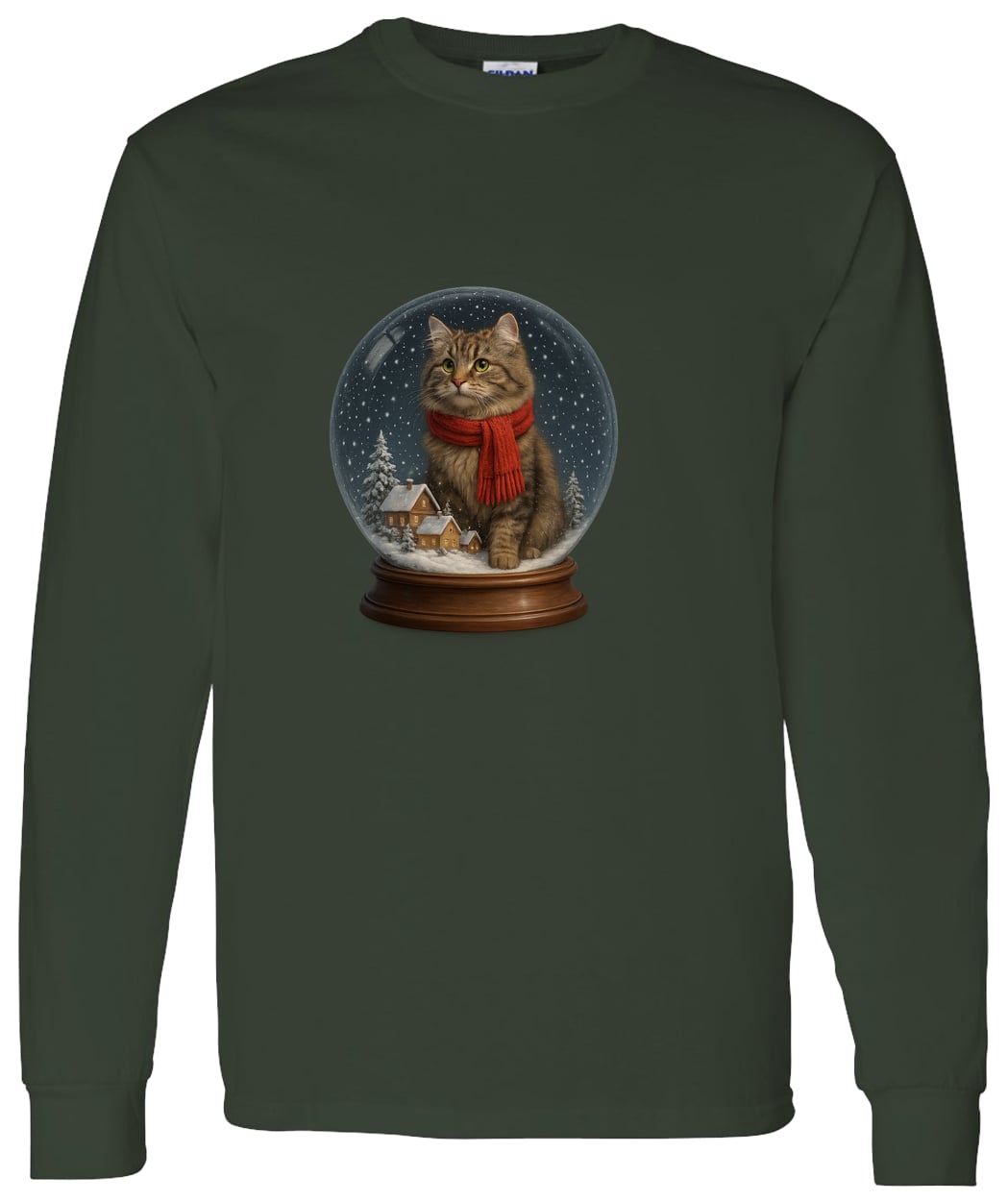 G540 LS T-Shirt 5.3 oz. - Forest Green
