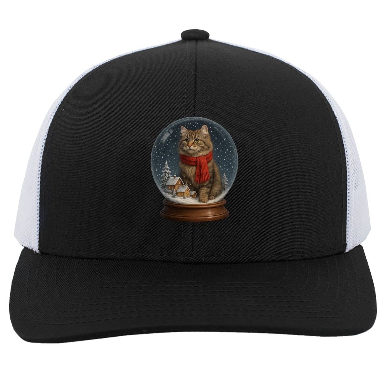 104C Trucker Snap Back - Black/White