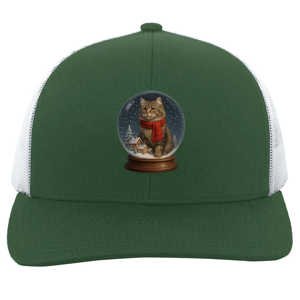 104C Trucker Snap Back - Dark Green/White