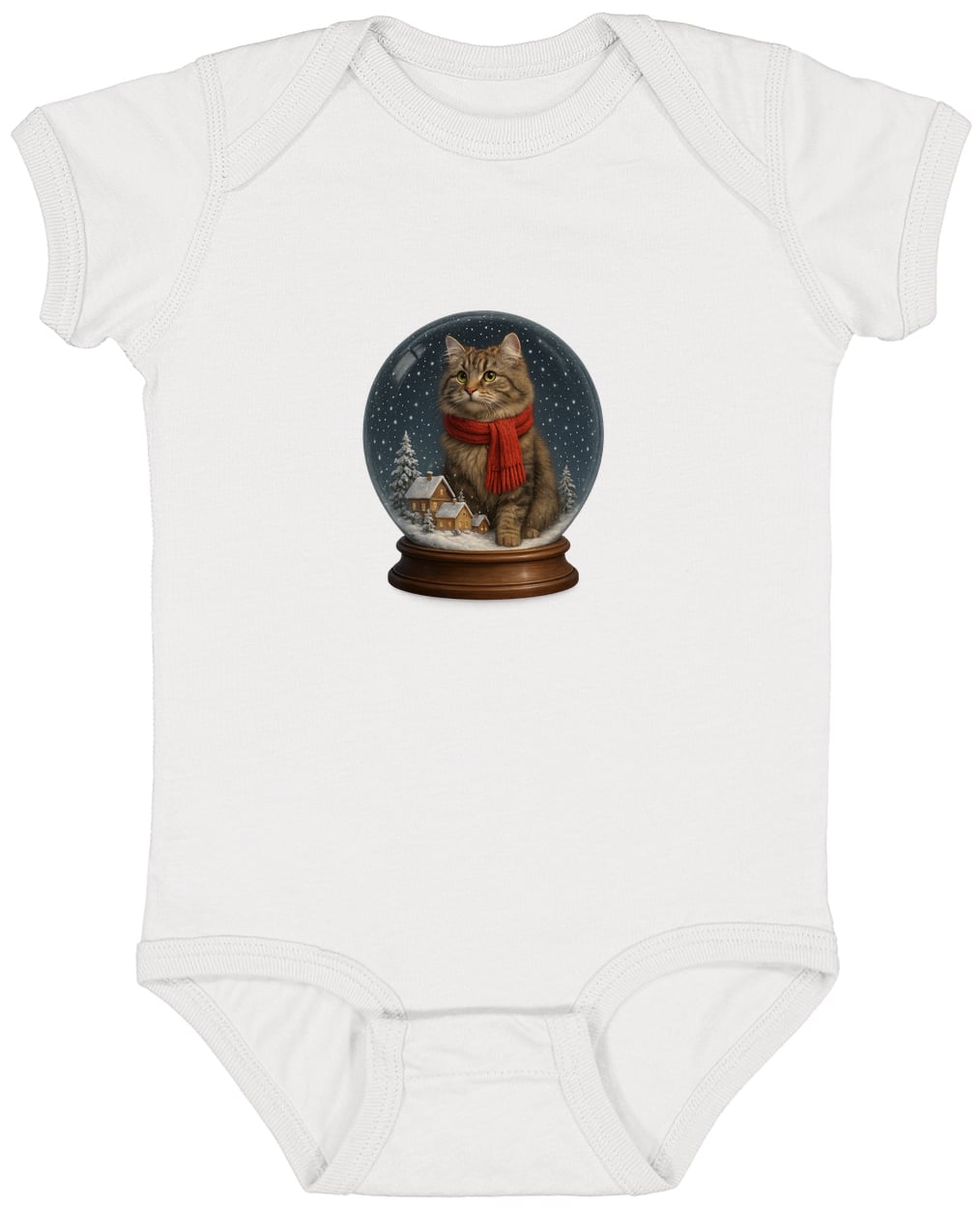 4424 Infant Fine Jersey Bodysuit - White