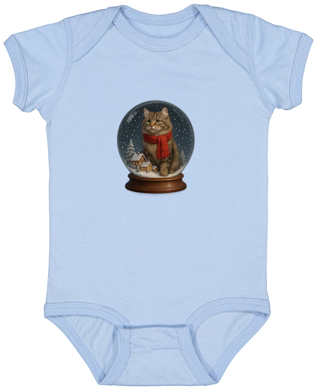 4424 Infant Fine Jersey Bodysuit - Light Blue