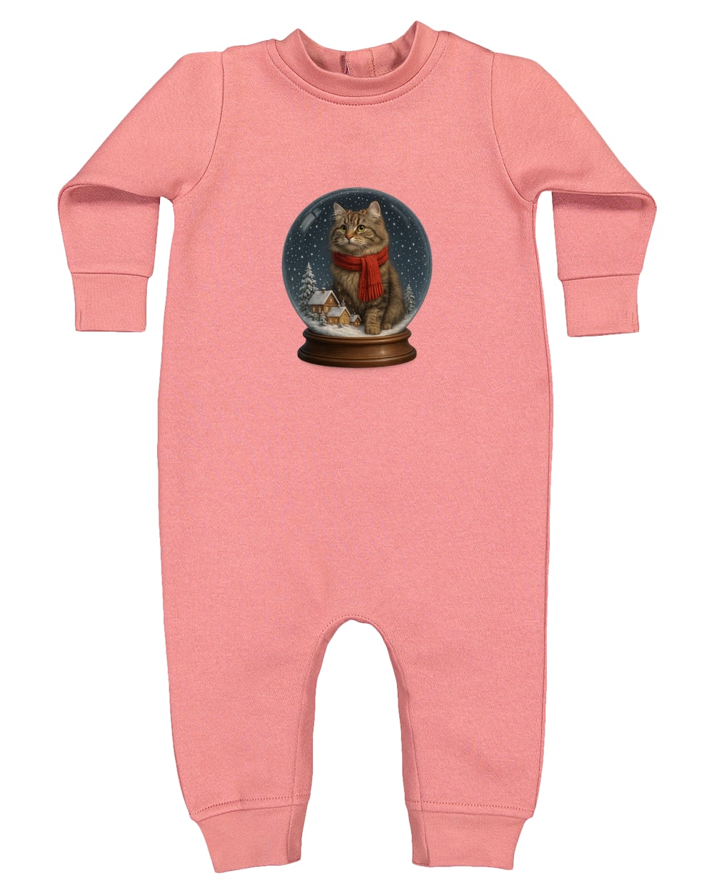 4447 Rabbit Skins Infant Fleece One-Piece Bodysuit - Mauvelous