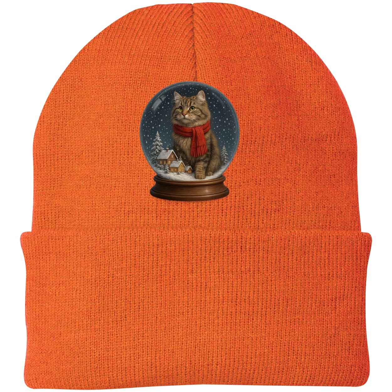 CP90 Port & Company Knit Beanie - Neon Orange