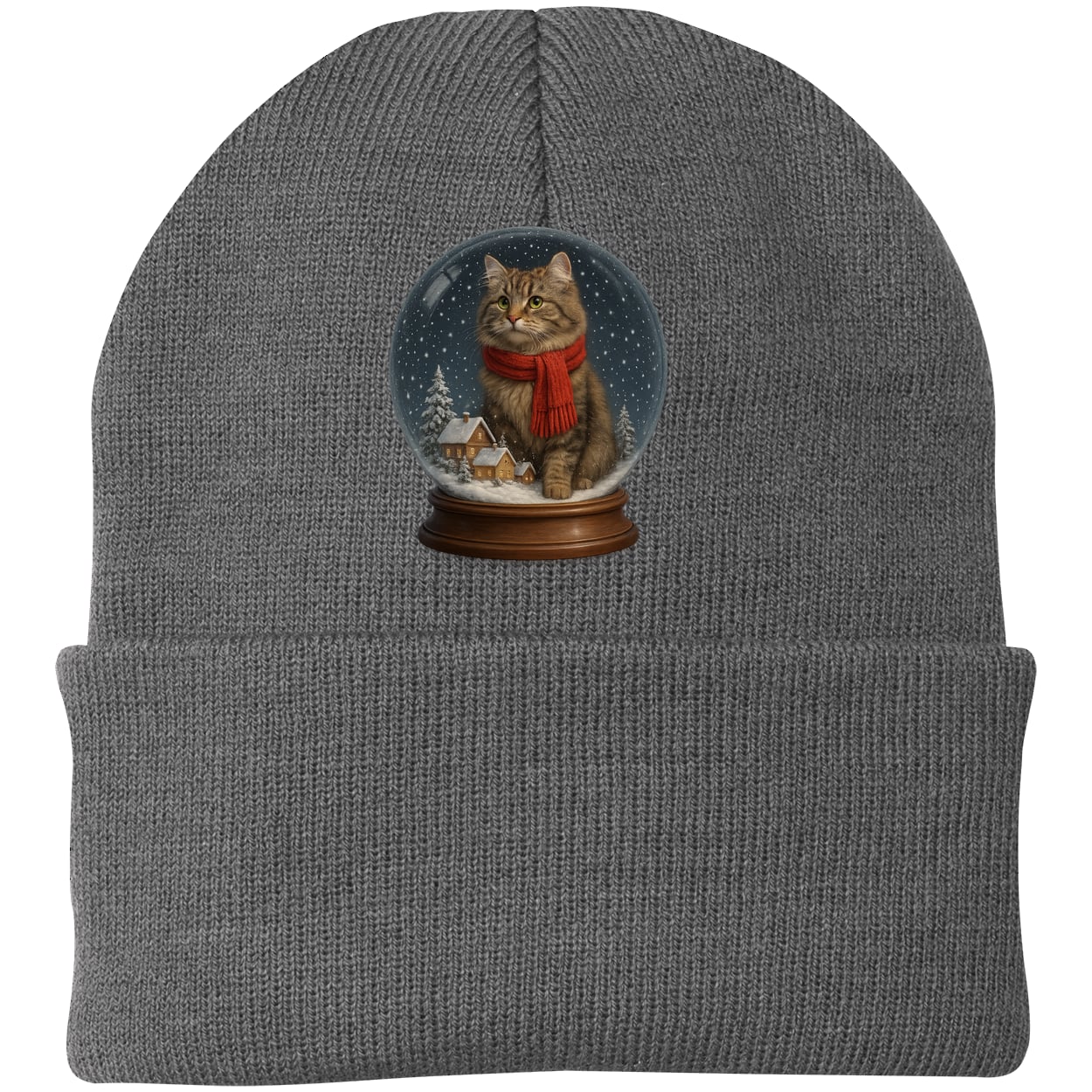 CP90 Port & Company Knit Beanie - Athletic Oxford