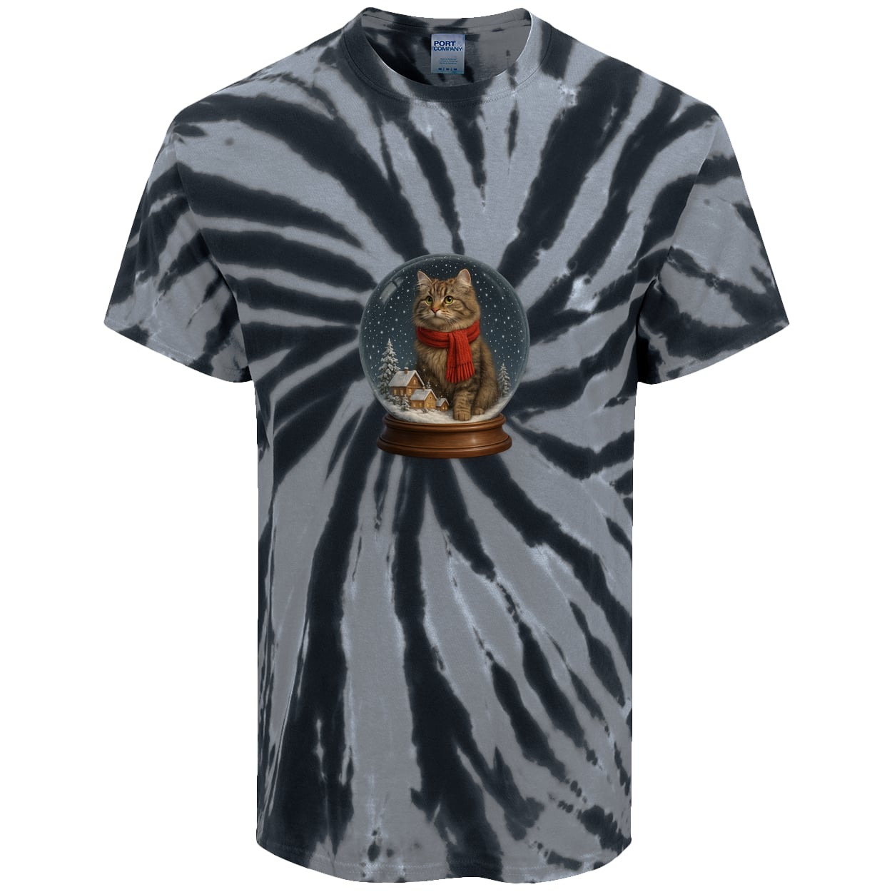 PC147 Port & Company Tie-Dye Tee - Black