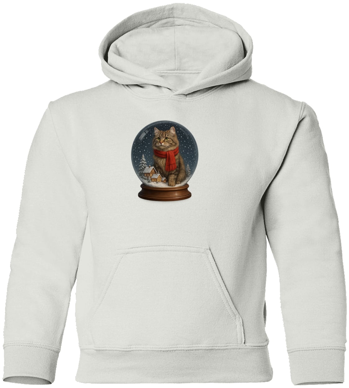 G185B Gildan Youth Pullover Hoodie - White
