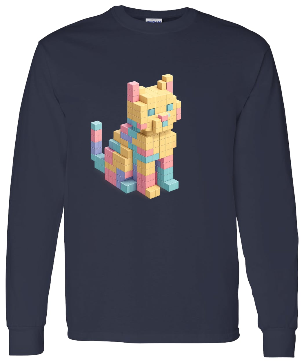 G540 LS T-Shirt 5.3 oz. - Navy