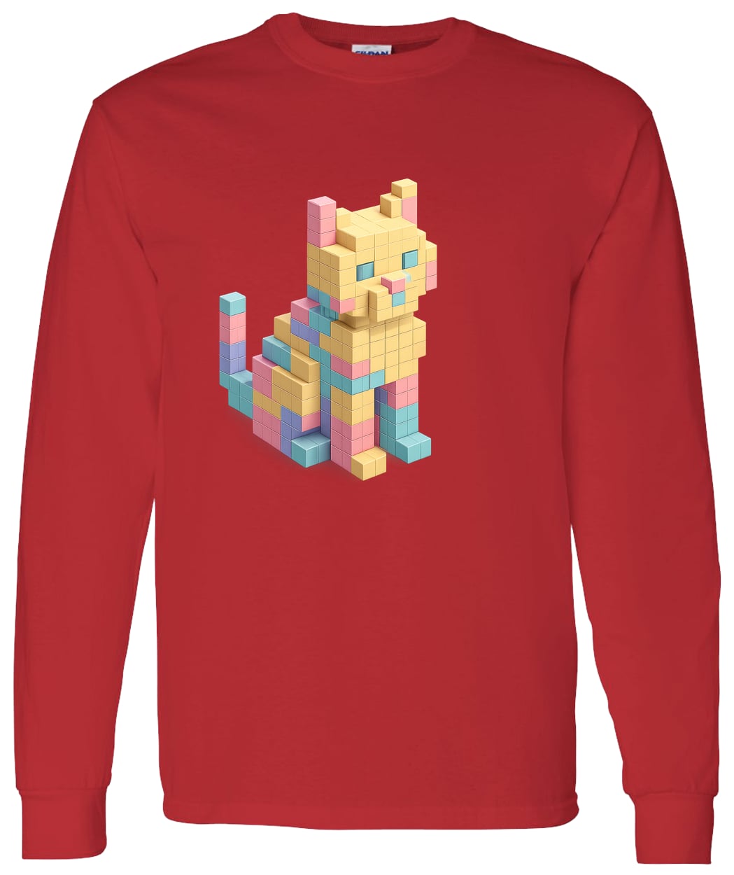 G540 LS T-Shirt 5.3 oz. - Red