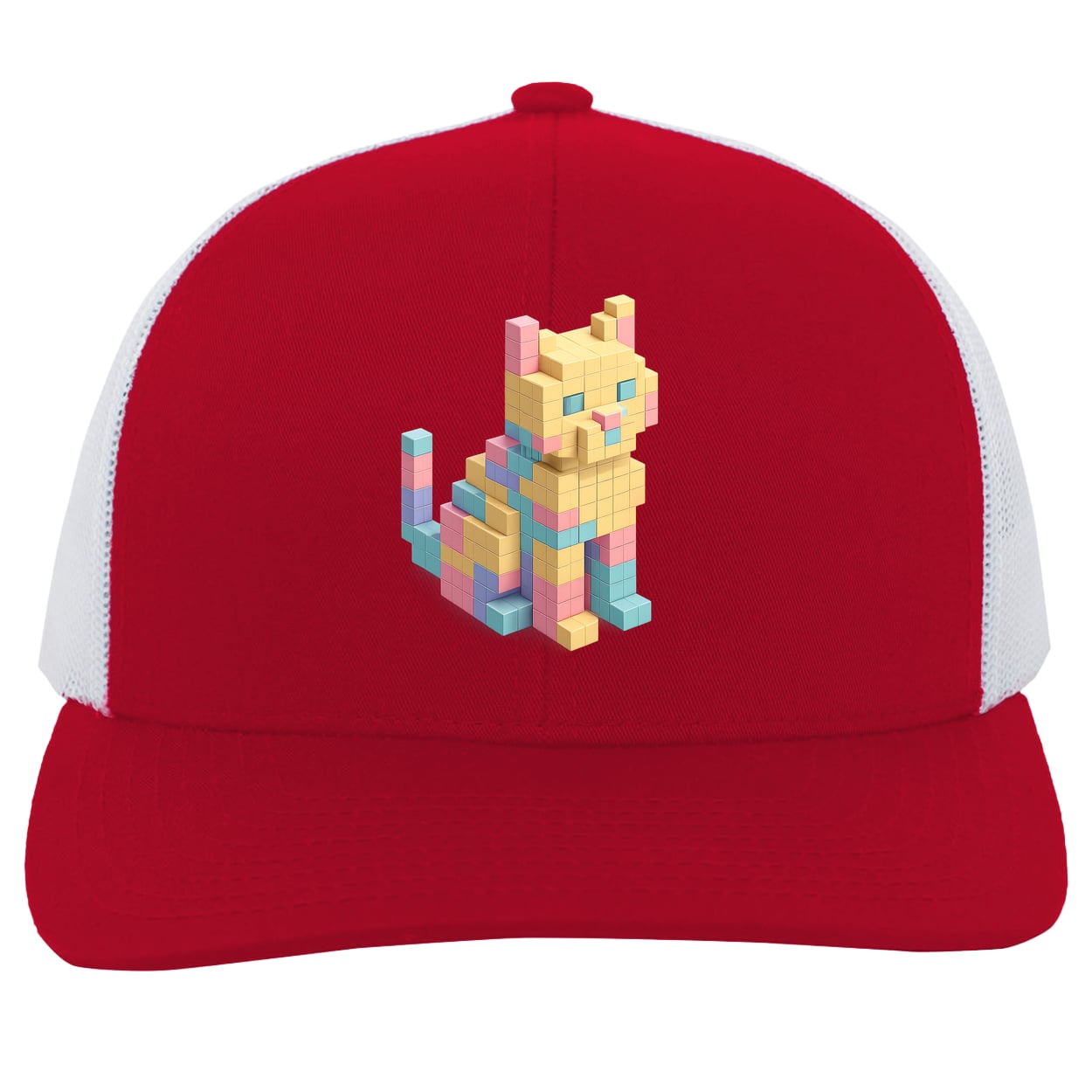 104C Trucker Snap Back - Red/White