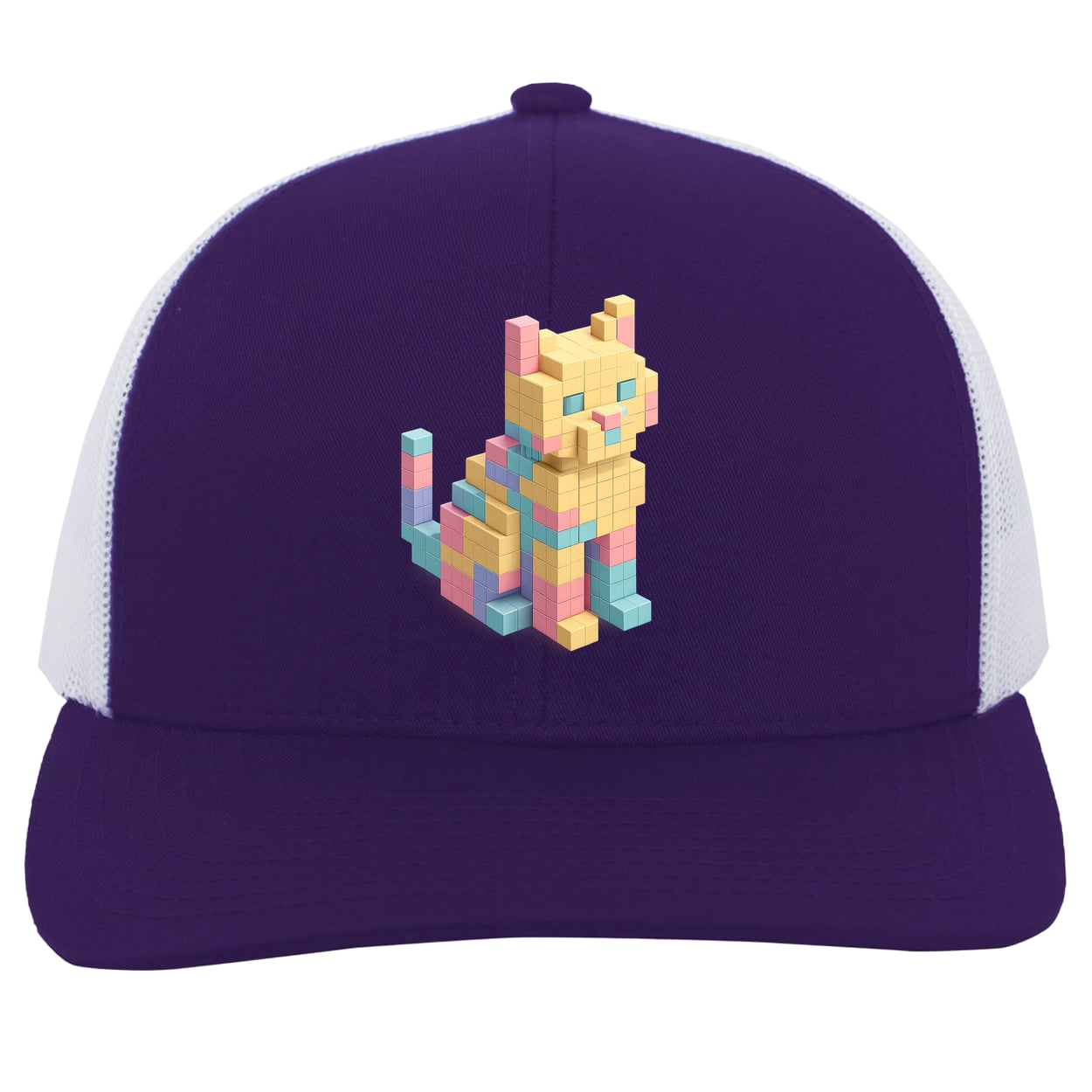 104C Trucker Snap Back - Purple/White