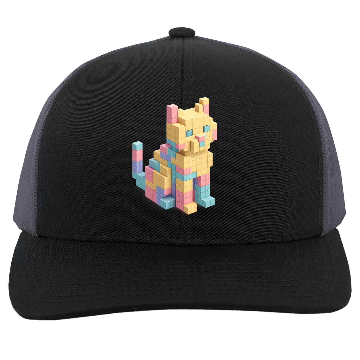 104C Trucker Snap Back - Black/Graphite