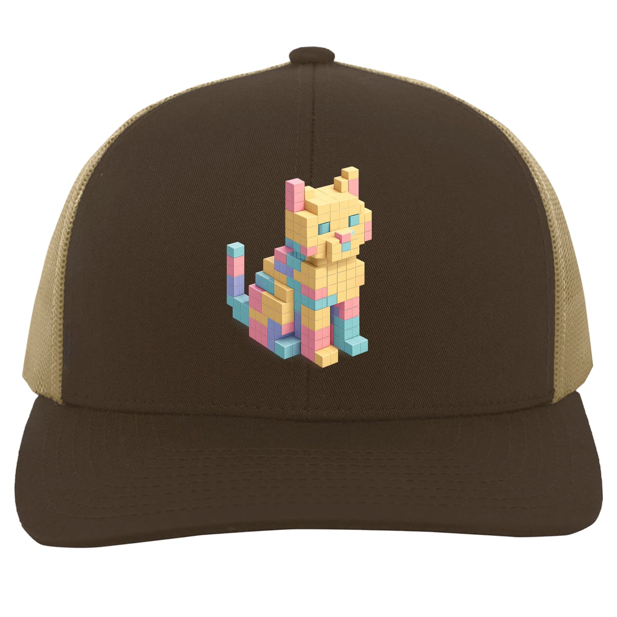 104C Trucker Snap Back - Brown/Khaki