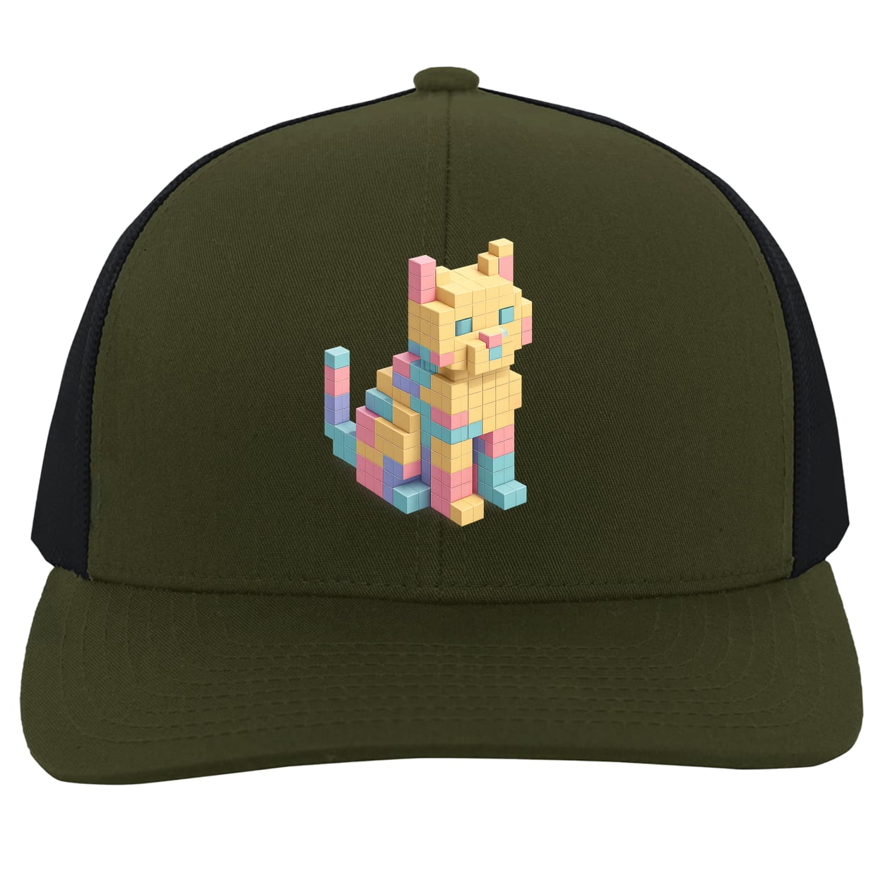 104C Trucker Snap Back - Moss/Charcoal