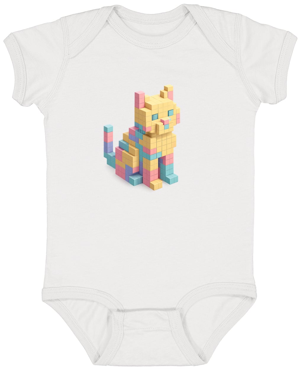 4424 Infant Fine Jersey Bodysuit - White