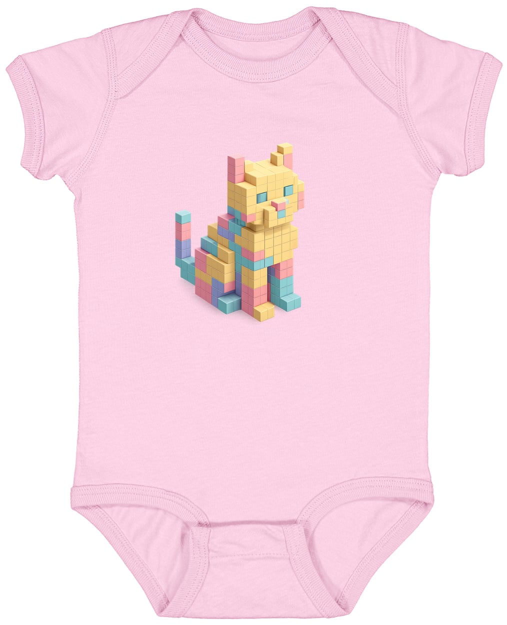 4424 Infant Fine Jersey Bodysuit - Pink