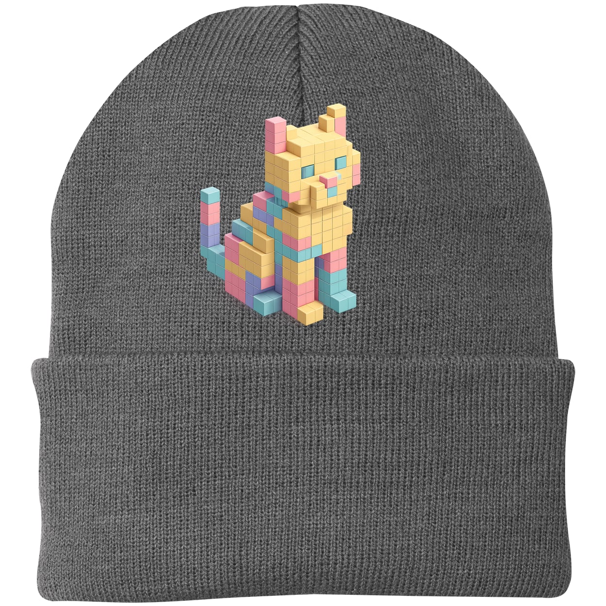CP90 Port & Company Knit Beanie - Athletic Oxford