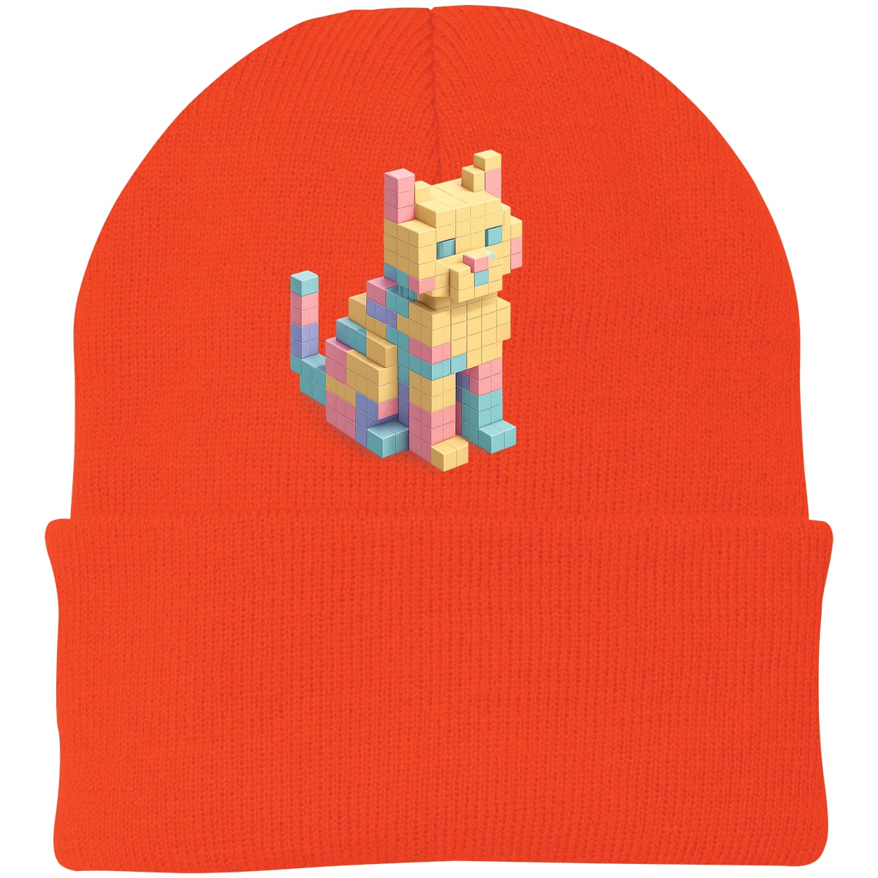 CP90 Port & Company Knit Beanie - Athletic Orange