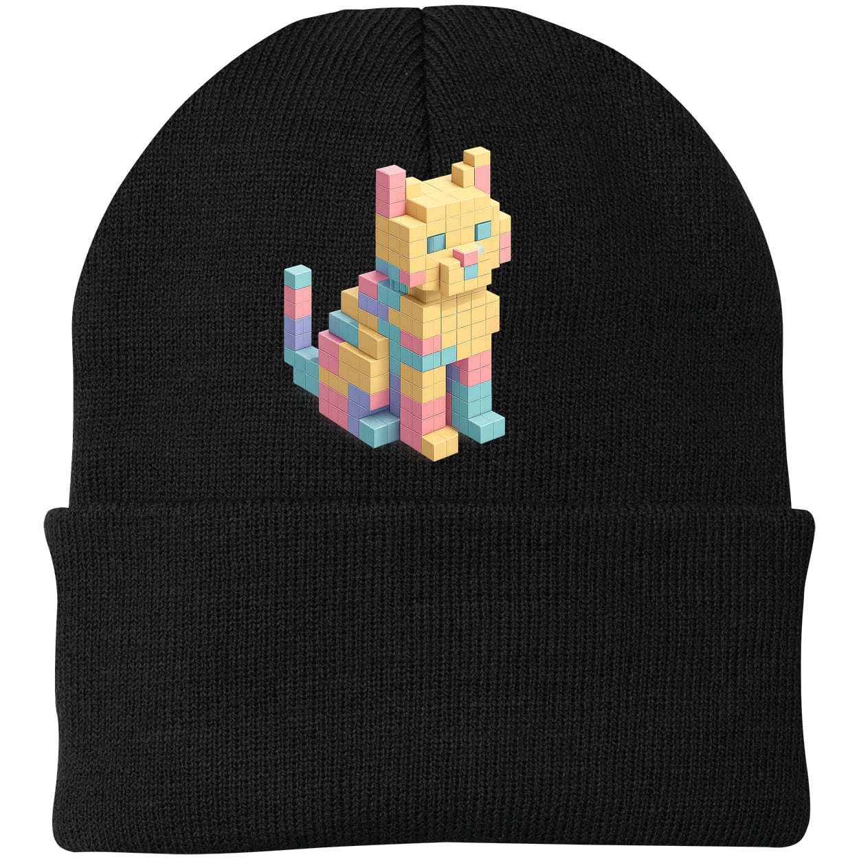 CP90 Port & Company Knit Beanie - Black