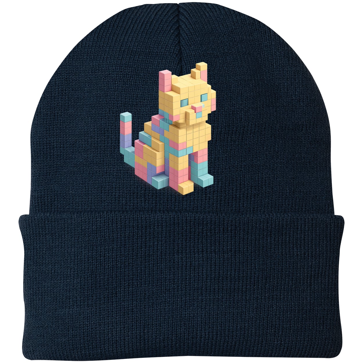 CP90 Port & Company Knit Beanie - Navy