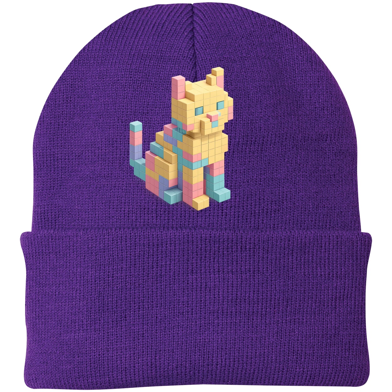 CP90 Port & Company Knit Beanie - Athletic Purple
