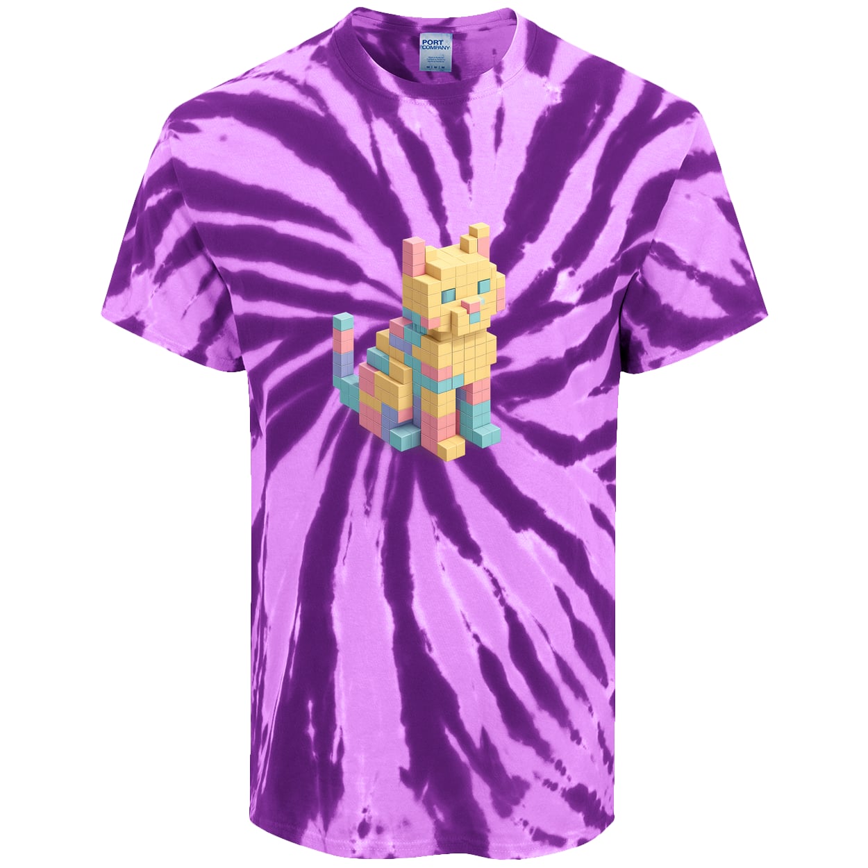 PC147 Port & Company Tie-Dye Tee - Purple