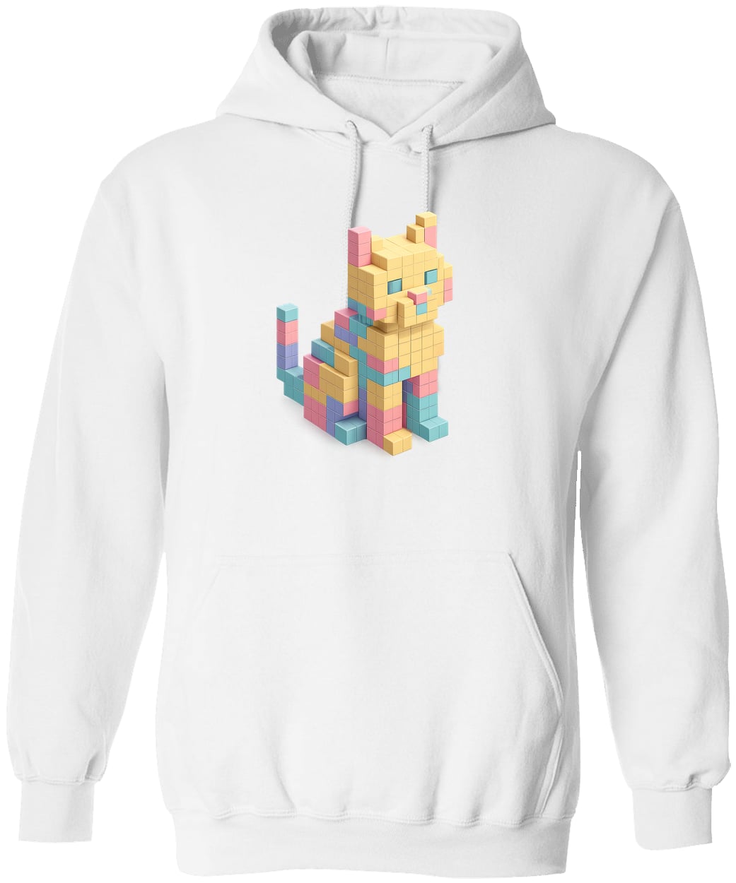 G185 Gildan Pullover Hoodie - White
