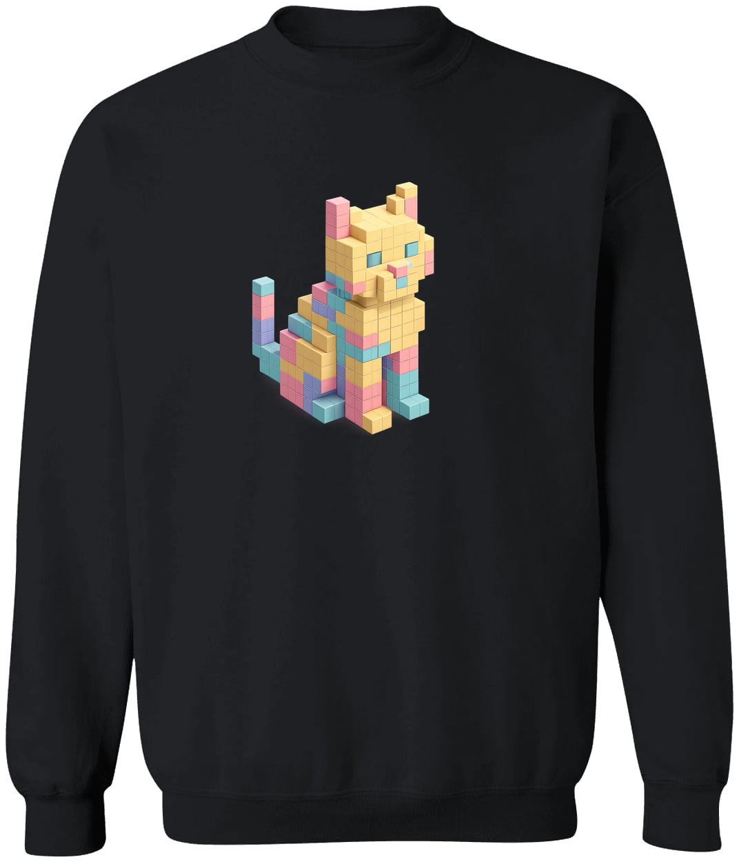 G180 Gildan Crewneck Pullover Sweatshirt - Black