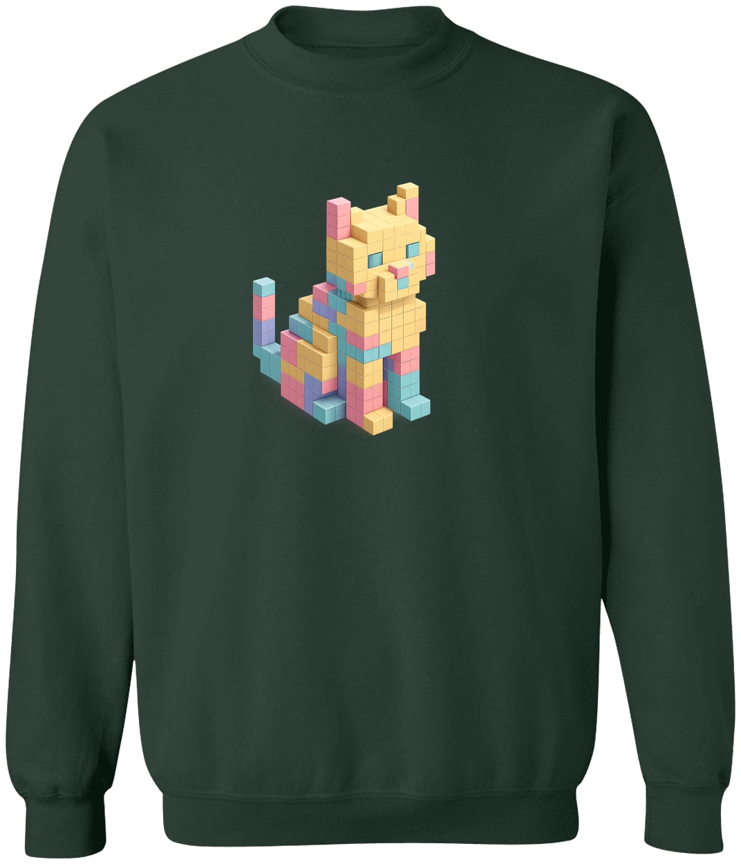 G180 Gildan Crewneck Pullover Sweatshirt - Forest Green