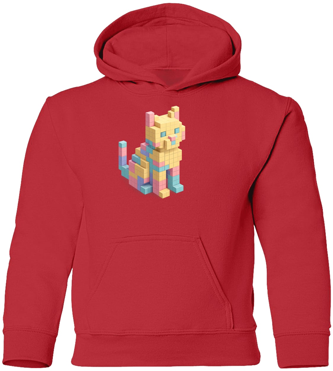 G185B Gildan Youth Pullover Hoodie - Red