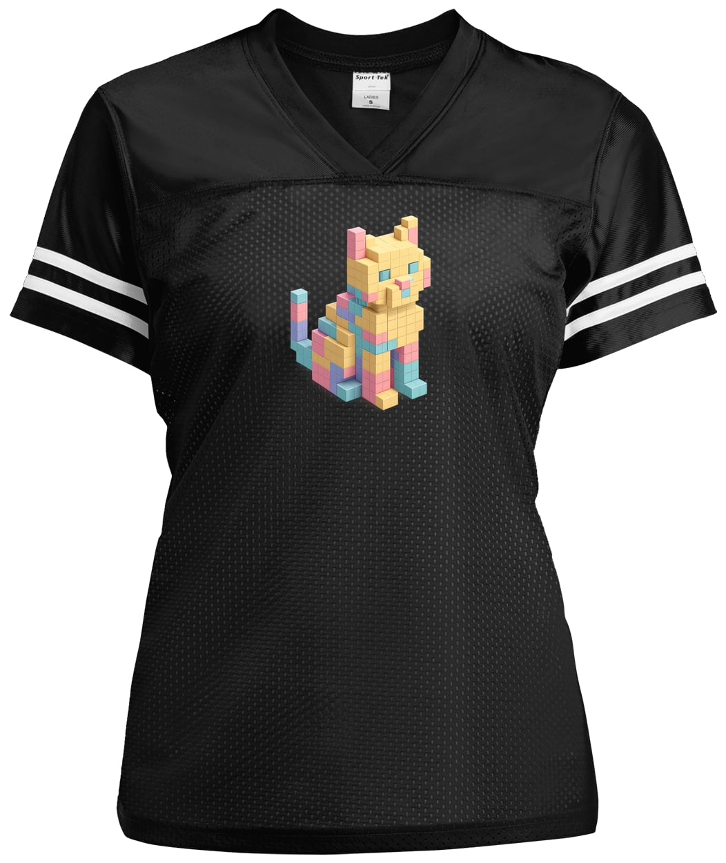 LST307 Sport-Tek Ladies' Replica Jersey - Black/White